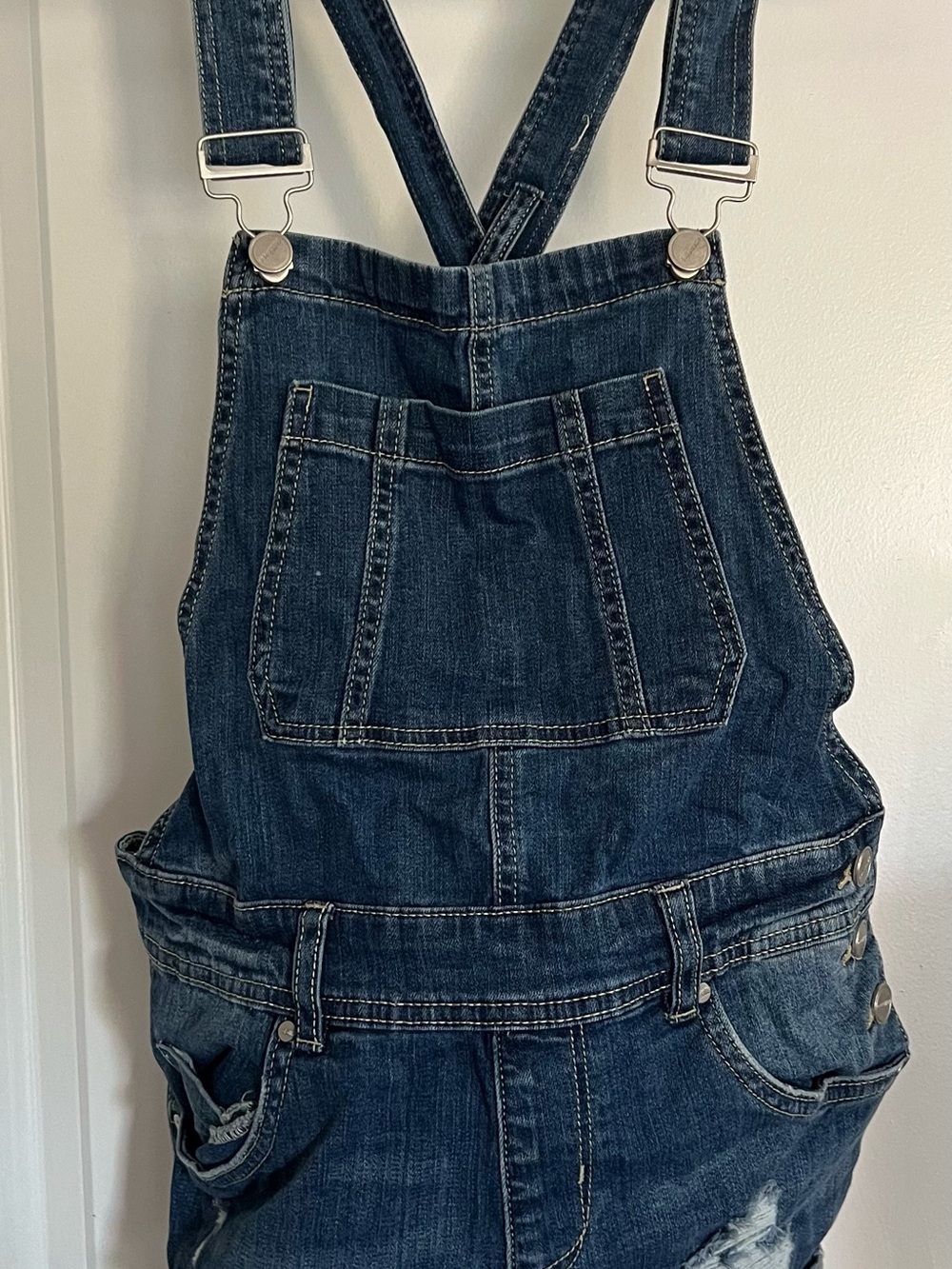 Dollhouse Dark Blue Denim Overalls